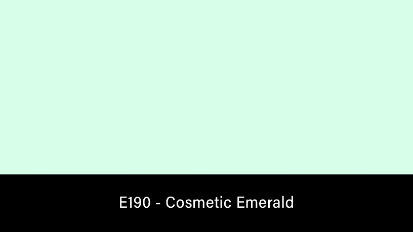 E190_Rosco_E-Colour+ 190 Cosmetic Emerald