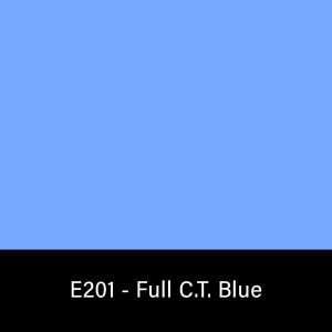 E201_Rosco_E-Colour+ 201 Full C.T. Blue