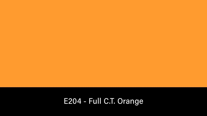 E204_rosco_E-Colour+ 204 Full C.T. Orange