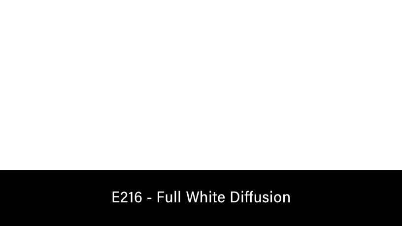 E261_Rosco_E-Colour+ 216 Full White Diffusion