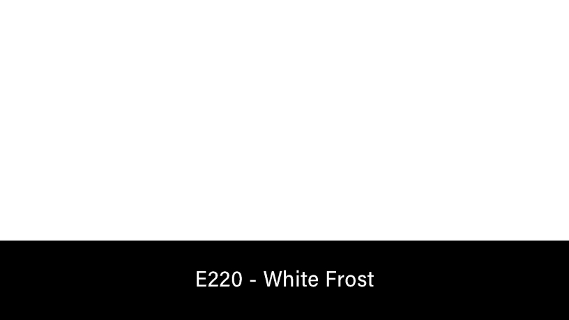 E-Colour+ 220 White Frost
