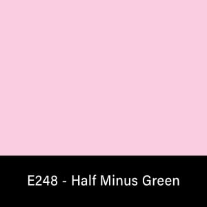 E248_Rosco_E-Colour+ 248 Half Minus Green