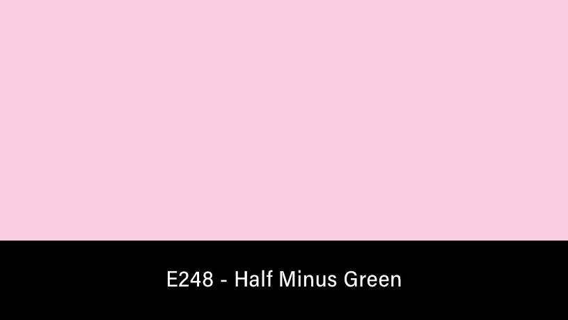 E248_Rosco_E-Colour+ 248 Half Minus Green