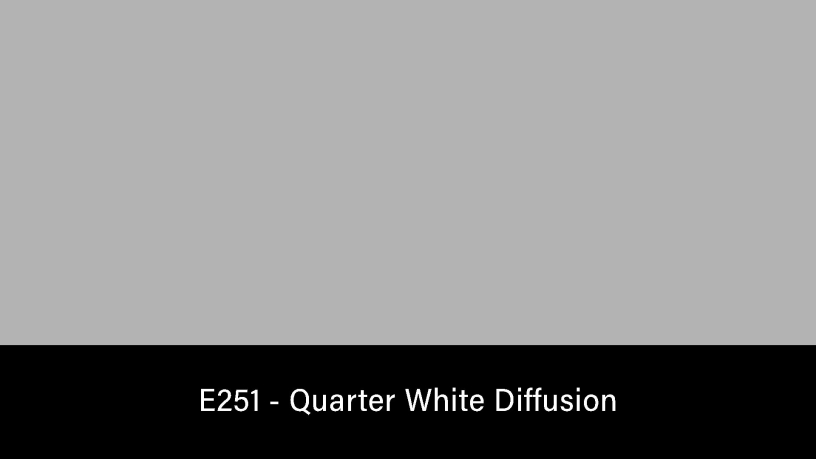 E251_Rosco_E-Colour+ 251 Quarter White Diffusion