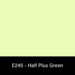 E245_Rosco_E-Colour+ 245 Half Plus Green