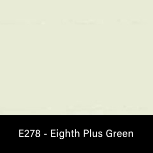 E278_Rosco_E-Colour+ 278 Eighth Plus Green