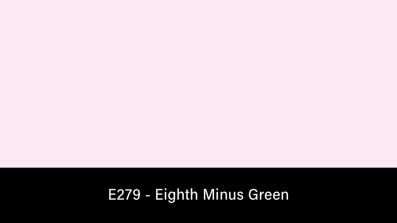 E279_Rosco_E-Colour+ 279 Eighth Minus Green