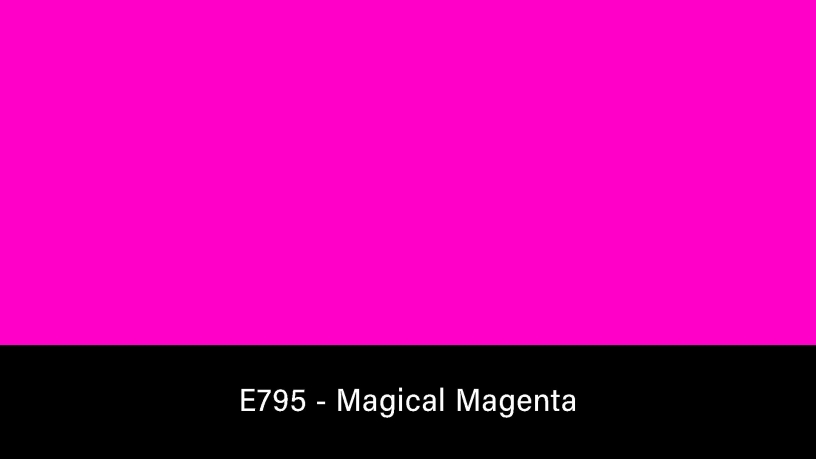 E795_Rosco_E-Colour+ 795 Magical Magenta