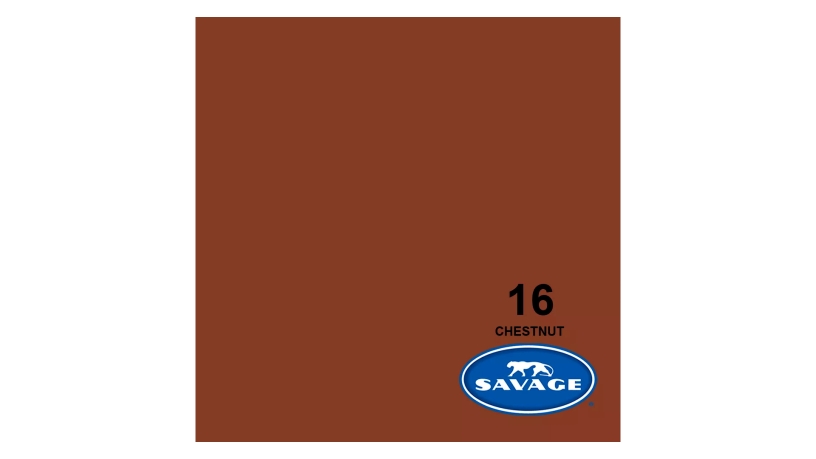 SA 16-12_Savage_Fondale Savage senza cuciture colore 16 Chestnut 2.72x11m