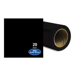 Fondale Savage in carta colore 20 Black 2.72 x 11m
