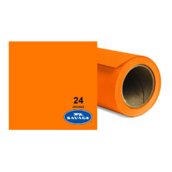 Fondale Savage in carta colore 24 Orange 2.72 x 11m