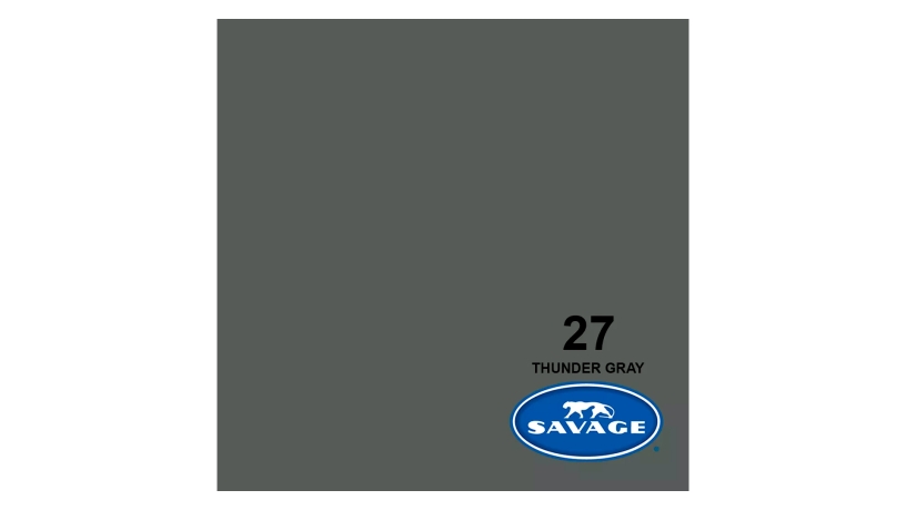 SA 27-12 Savage Fondale Savage senza cuciture colore 27 Thunder Gray 2.72x11m