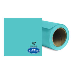 Fondale Savage in carta colore 47 Baby Blue 2.72 x 11m