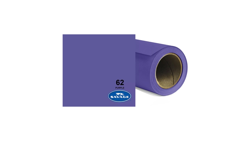 Fondale Savage in carta colore 62 purple 2.72 x 11m