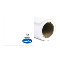 Fondale Savage in carta colore 66 Pure White 1.35 x 11m