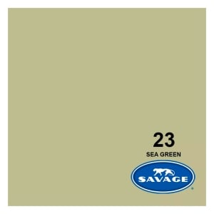SA 23-12 Fondale Savage senza cuciture colore 23 Sea Green 2.72x11m