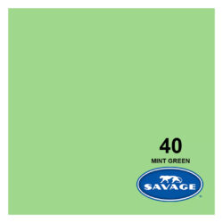 Sa 40-12_Savage_Fondale Savage senza cuciture colore 40 Mint Green 2.72 x 11m