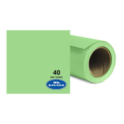Fondale Savage in carta colore 40 Mint Green 2.72 x 11m