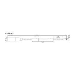Supporto snodato Sennheiser MZH 3062 a collo di cigno