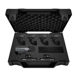 Kit Sennheiser E 600 drum set con 4 microfoni E 604 + 4 supporti MZH 604 + 2 E 614 + 1 E 602