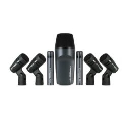 Kit Sennheiser E 600 drum set con 4 microfoni E 604 + 4 supporti MZH 604 + 2 E 614 + 1 E 602