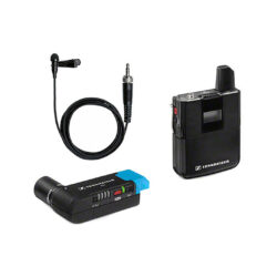 505851_Sennheiser_Sistema completo Sennheiser AVX ME 2 con trasmettitore tascabile, microfono omnidirezionale e ricevitore portatile