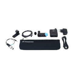 Sennheiser AVX MKE 2 Sistema completo con transmisor de bolsillo, micrófono omnidireccional y receptor portátil