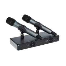 Par de micrófonos Sennheiser XSW 1 835 DUAL B VOCAL SET con receptor de doble canal con cápsula e835