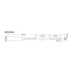 Supporto snodato Sennheiser MZH 3042 a collo di cigno