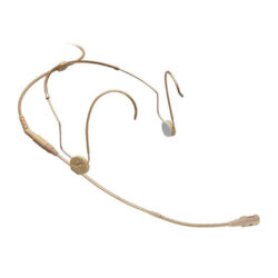 Microfono headset cardioide Sennheiser HSP 4 3 con archetto regolabile in titanio - Beige