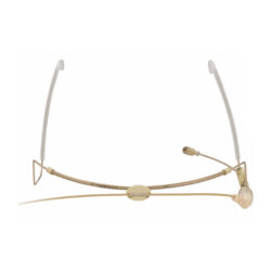 Microfono headset cardioide Sennheiser HSP 4 3 con archetto regolabile in titanio - Beige