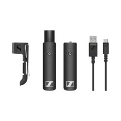 Sistema inalámbrico Sennheiser XSW D Presentation Base Set con micrófono de solapa