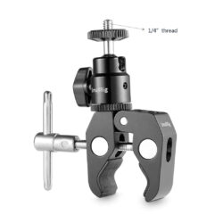 Clamp con testa a snodo e attacco da 1/4''