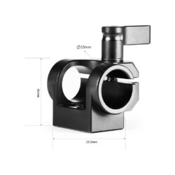 1995_SmallRig_Clamp singolo SmallRig 1995 per canne 15mm con foro da 1/4''