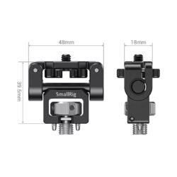 2174B_SMALLRIG_Supporto per monitor SmallRig 2174B con perni di posizionamento Arri