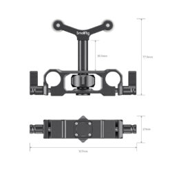 2727_SMALLRIG_Supporto universale SmallRig 2727 per obiettivo con attacco per asta da 15 mm