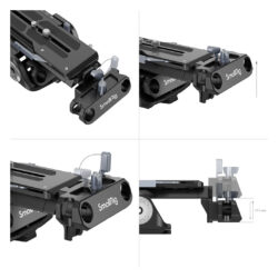 2837B_SMALLRIG_Shoulder pad Pro SmallRig 2837B con piastra a sgancio rapido