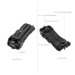 2837B_SMALLRIG_Shoulder pad Pro SmallRig 2837B con piastra a sgancio rapido