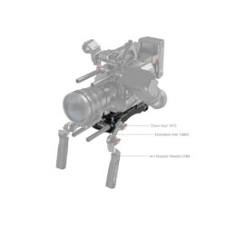 2837B_SMALLRIG_Shoulder pad Pro SmallRig 2837B con piastra a sgancio rapido