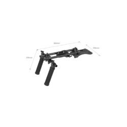 2896B_SmallRig_Spallaccio universale SmallRig 2896B con doppia maniglia e piastra