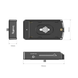 3095_SMALLRIG_Piastra SmallRig 3095 per batterie NP-F con batteria falsa NP-FZ100