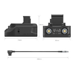 3252_SMALLRIG_Piastra a sgancio rapido SmallRig 3252 con funzione di alimentazione per DJI RS 2 / RS 3 Pro