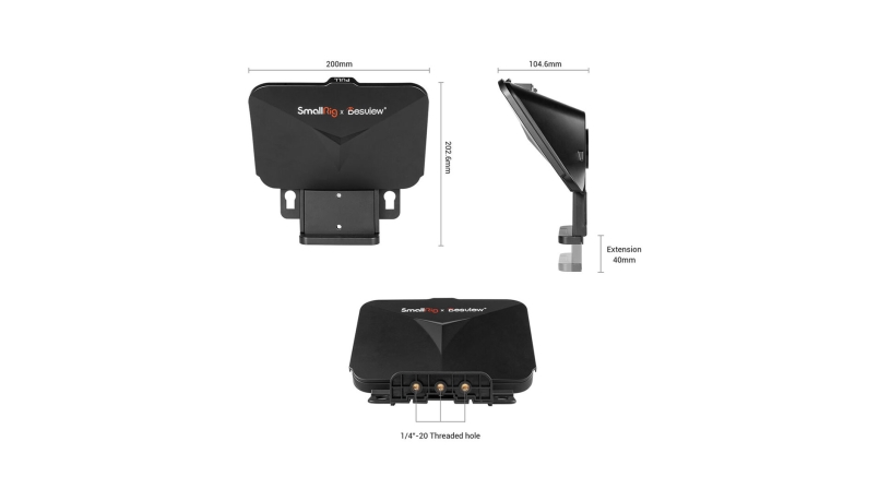 3374_SmallRig_Teleprompter portatile TP10 SmallRig 3374 per tablet, smartphone e DSLR