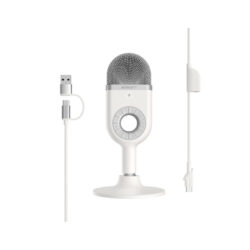 3492_SMALLRIG_Microfono Simorr Wave U1 a condensatore Smallrig 3491 plug and play - bianco