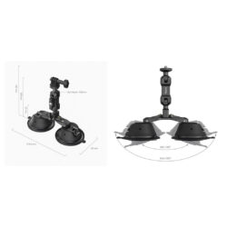 3566_SmallRIg_Supporto con doppia ventosa SC-2K SmallRig 3566 per auto
