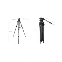 3751_SMALLRIG_Treppiede heavy duty con testa fluida AD-01 Smallrig 3751per telecamere e fotocamere
