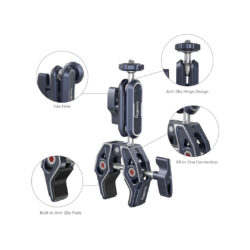 3757_SMALLRIG_Morsetto Smallrig 3757 con magic arm e testa a sfera