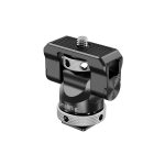 Swivel and tilt monitor mount with cold shoe