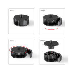 BSS2714_SMALLRIG_Adattatore a sgancio rapido SmallRig BSS2714 per mini treppiedi e monopiedi