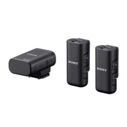 Sistema microfonico wireless Sony ECM-W3 con 2 microfoni e ricevitore a due canali